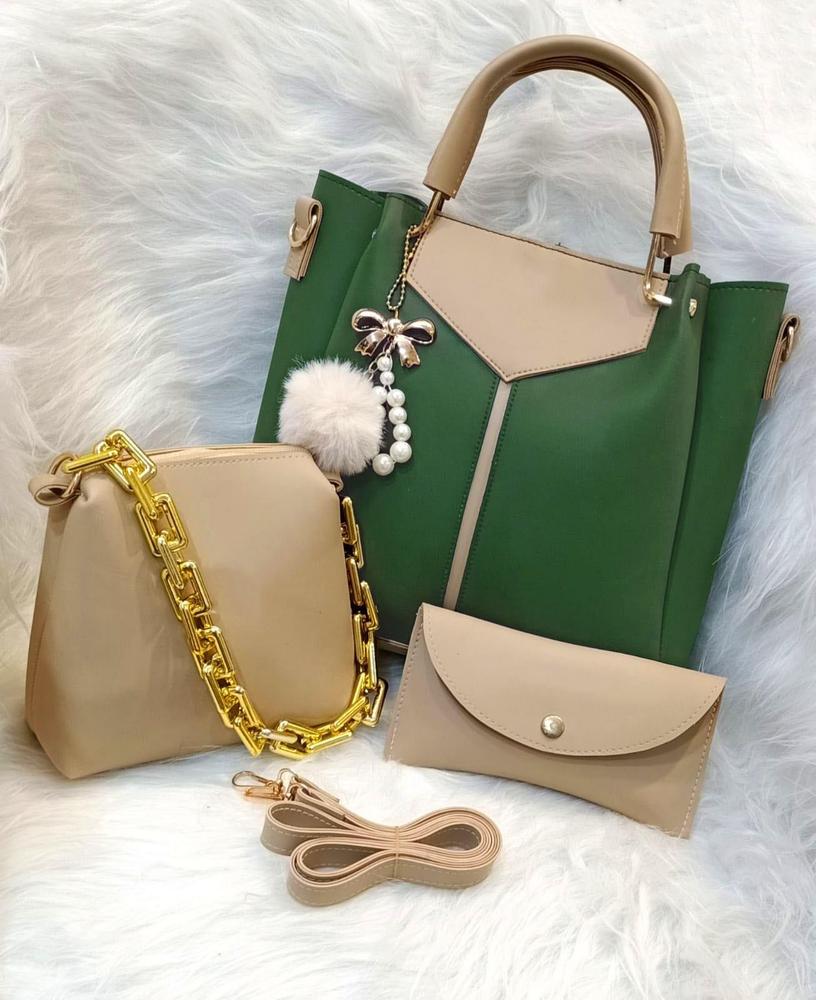 Ladies PU Leather Plain Fashion Bags Collection