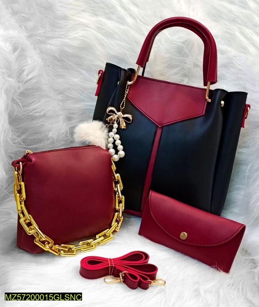 Ladies PU Leather Plain Fashion Bags Collection