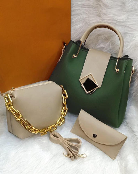 Ladies PU Leather Plain Fashion Bags Collection
